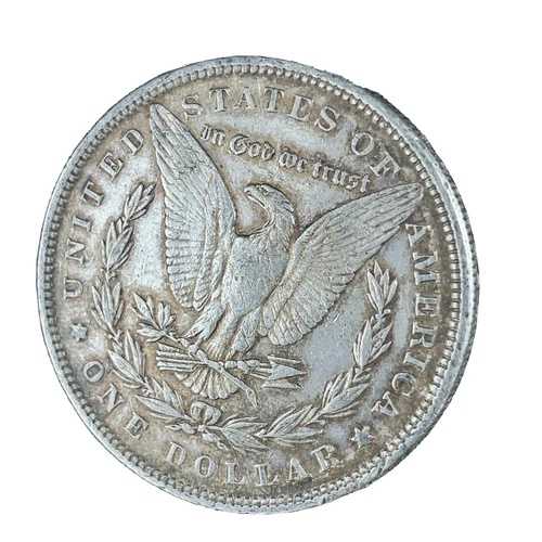 1898年製 モルガン・ダラー 流通90%銀貨 1ドル 米国貨幣 コレクターズアイテム #1171