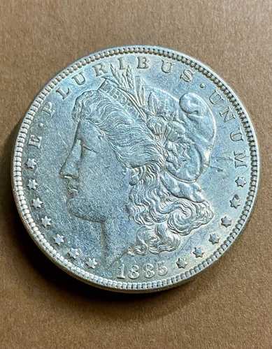 1885-P 1ドルモルガン銀貨 40,040円
