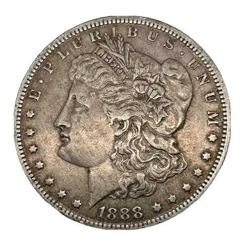1888-O モルガン・ダラー XF/AU。トーン加工 90% 銀 1 ドル硬貨 コレクターズアイテム #1225 40,040円