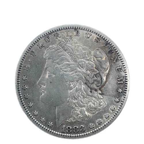 1883-S モルガン・ダラー VF-Very Fine 90% Silver 1ドル米国コイン # 2243