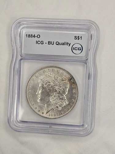 1884-O モルガン銀貨 - 1ドル硬貨。色褪せなし！送料無料！