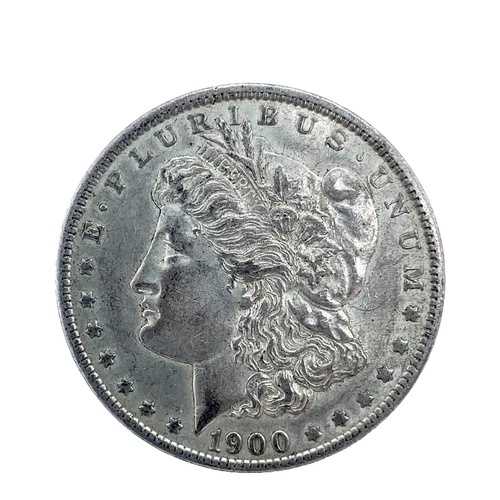 1900-O モルガン・ダラー AU- 未流通 90% 銀 1 ドル US コイン # 2275