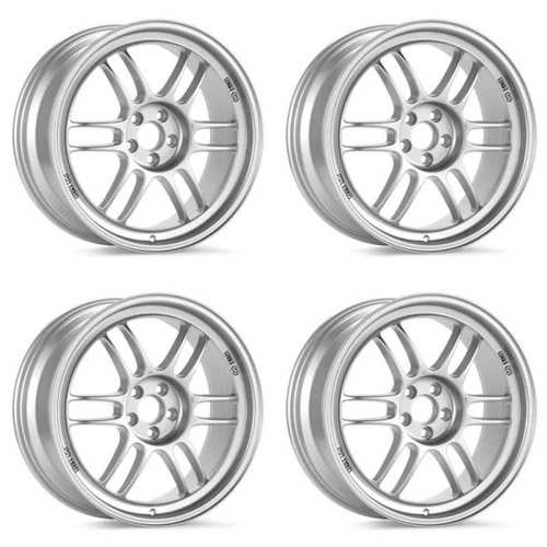 エンケイ (3797106538SP) RPF1 17x10 5x114.3 38mm オフセット 73mm シルバー 4個セット