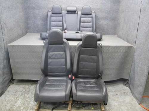 2008 VW GOLF MK5 R32 2ドア フロント＆リア スポーツシートセット レザー アンスラサイト OEM 234,630円