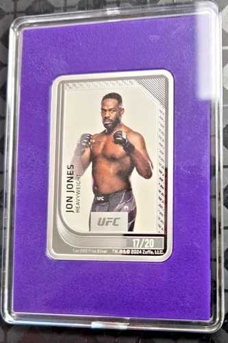 JON JONES アゴロトレーディングPシルバー UFCトレーディングコイン アメジスト17/20パープル-｜WORLD RESOURCE【QUEEN店】