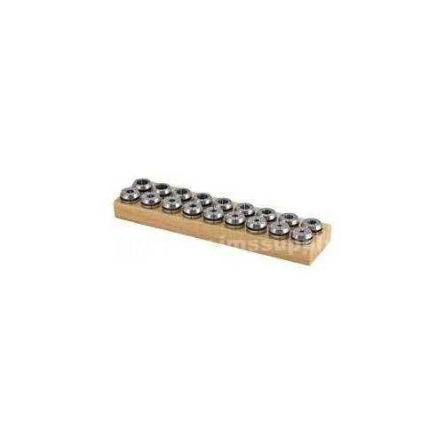 Techniks 04546MS ER 32 x 18 pc スチールシールセット - メトリック MFGD