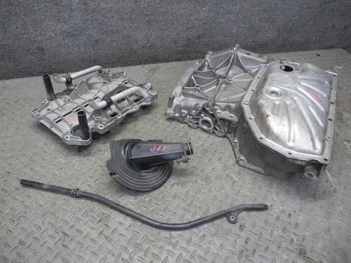 17-19 ポルシェ パナメラ 971 2.9L CSZA エンジンオイルパン サンプトレイチューブセット-