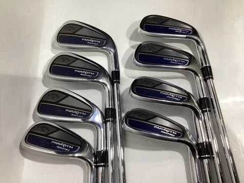 キャロウェイ パラダイム MAX FAST アイアンセット 5-9、Pw、Aw、50 8ピース フレックス スティフ N.S.PRO ZELOS 7