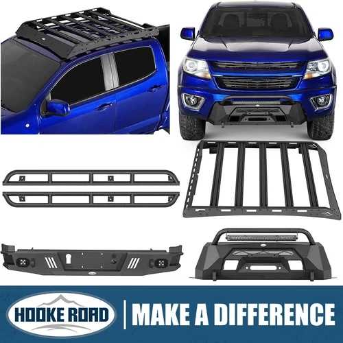 Hooke Road フィット 2015-2020 シボレー コロラド ルーフラック/フロント/リアバンパー/サイドステップ