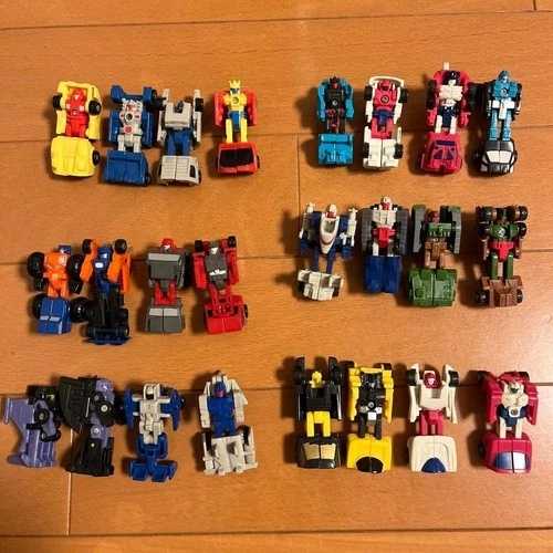 トランスフォーマー マイクロパトロール コンプリートセット ロット24 ヴィンテージ タカラ 1980年代 日本 JP