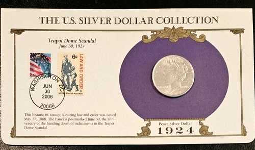 1924年 平和銀貨 米国郵便記念切手セット 希少 6/39 切手、BU