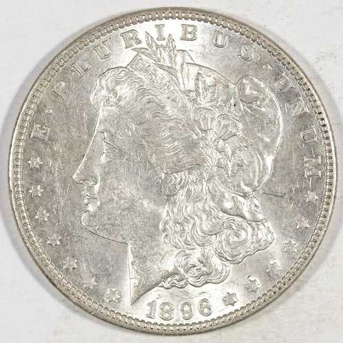1896年 P モルガン銀貨 ☆☆ ほぼ未使用 ☆☆ 素晴らしいセットフィラー 414