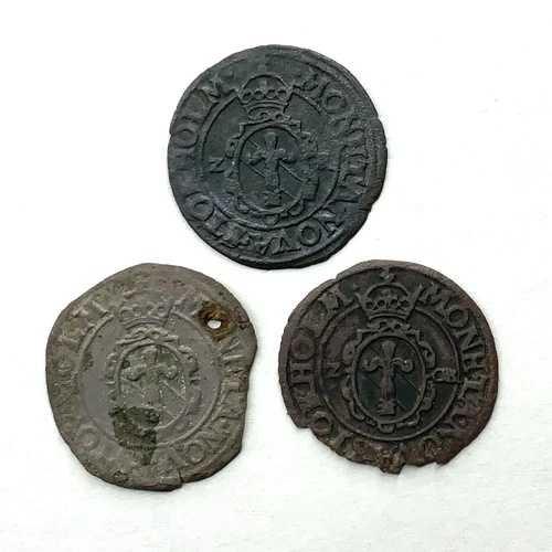 バリアント ロット ヨハン 3 世 2 オーレ銀貨 1573 スウェーデン ストックホルム コンプリート セット
