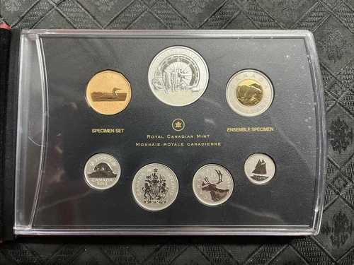 2013年カナダ標本 RCM 北極探検セット（希少なブルーウィングドティールドル付き）