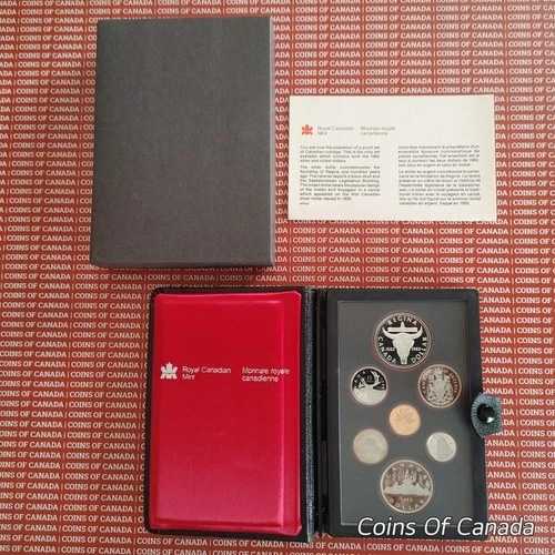 1982年カナダ プルーフセット - スペシャルエディション レジーナ シルバードル付き #coinsofcanada