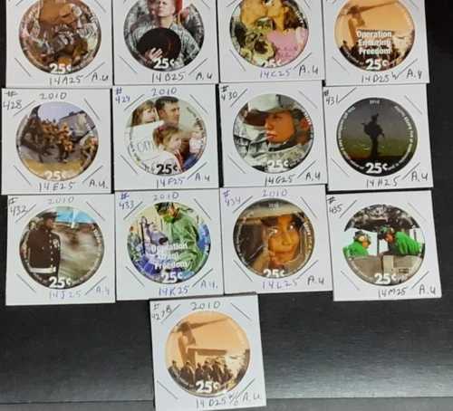 2010 年の AAFES Pogs の第 14 版 25 セント セット。Uncir について。