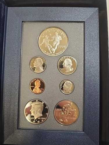 1994年 プレステージ プルーフセット 米国造幣局 (OGP) ワールドカップ シルバードル