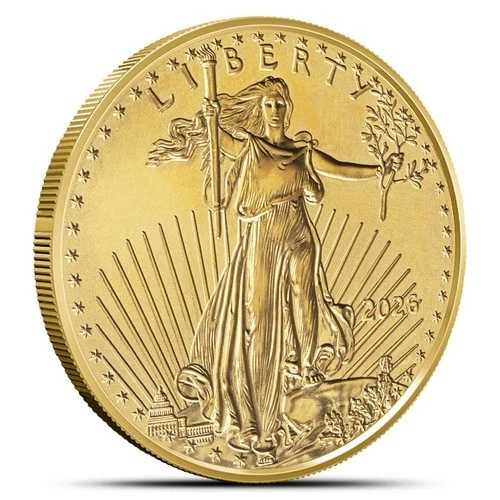 2026年 1/4オンス アメリカン・ゴールドイーグル金貨 10ドル (未使用)｜WORLD RESOURCE【QUEEN店】