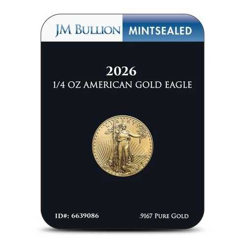 2026年 1/4オンス アメリカン・ゴールドイーグル金貨（ミントシール、未使用品）｜WORLD RESOURCE【QUEEN店】