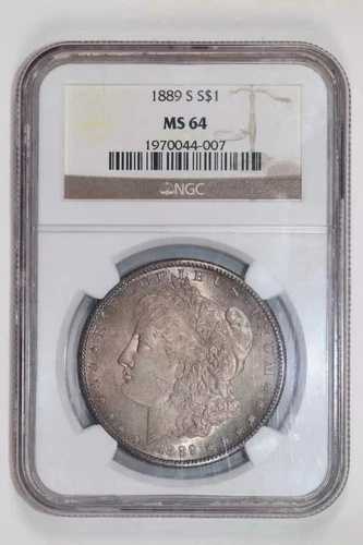 1889年-S モーガンドル NGC MS64-|WORLD RESOURCE【QUEEN店】