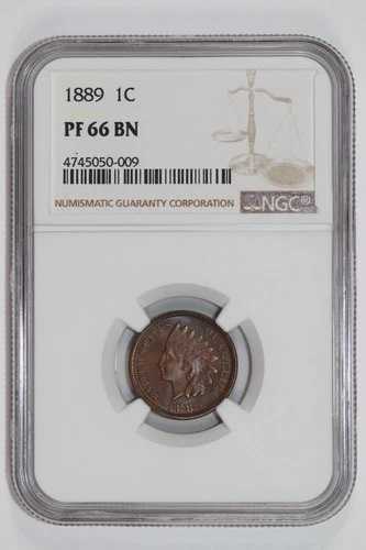1889年 プルーフ インディアンヘッドセント NGC PR66 BN|WORLD RESOURCE【QUEEN店】
