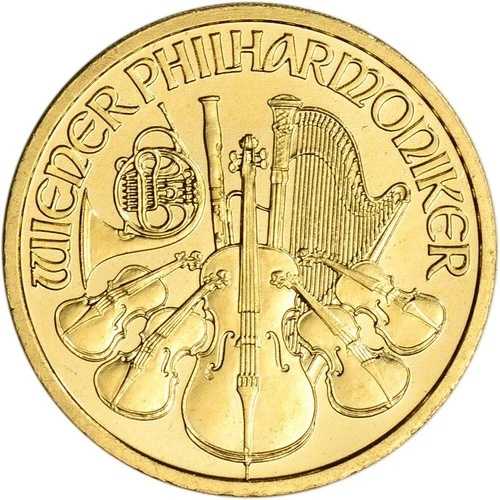 オーストリア・フィルハーモニー金貨（1/10オンス）- 未使用品 - 日付はランダム｜WORLD RESOURCE【QUEEN店】