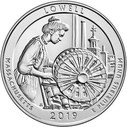 2019年 ATB ローウェル国立歴史公園 5オンス銀貨｜WORLD RESOURCE【QUEEN店】