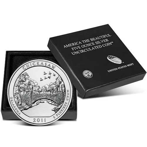 2011年Pミント 5オンス 磨き仕上げ ATB チカソー銀貨(箱、鑑定書付き)|WORLD RESOURCE【QUEEN店】