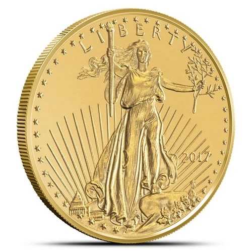2017年発行 1/10オンス アメリカン・ゴールドイーグル金貨｜WORLD RESOURCE【QUEEN店】