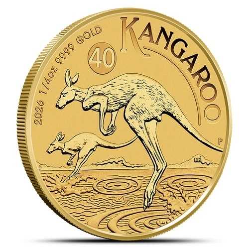 2026年 1/4オンス オーストラリア カンガルー金貨（未使用品）｜WORLD RESOURCE【QUEEN店】