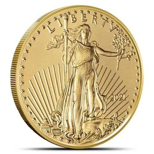 2021年発行 1/4オンス アメリカン・ゴールドイーグル金貨（タイプ1）｜WORLD RESOURCE【QUEEN店】