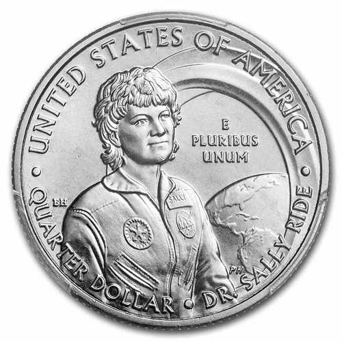2022年S サリー・ライド アメリカ人女性 25セント硬貨 BU｜WORLD RESOURCE【QUEEN店】