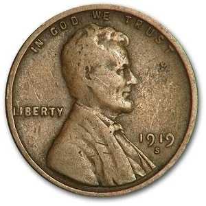 1919年Sミント リンカーンセント 良品|WORLD RESOURCE【QUEEN店】
