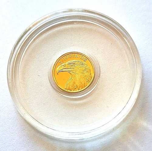 1/100オンス .9999純金 ラウンド モナーク アメリカンイーグル コイン/ラウンド（カプセル入り）｜WORLD RESOURCE【QUEEN店】