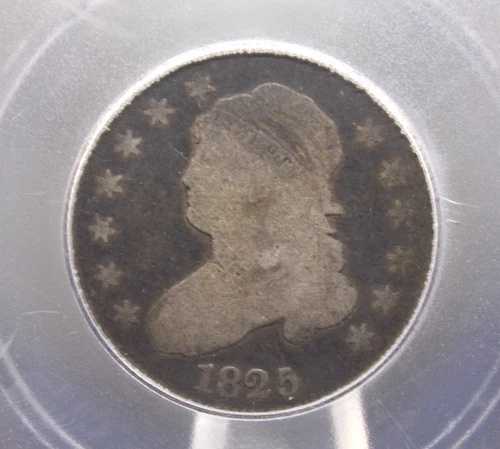1825/4/2 キャップド バスト シルバー クォーター *B-2* 25c ICG G4 #201 良好 ECC&C, Inc.｜WORLD RESOURCE【QUEEN店】
