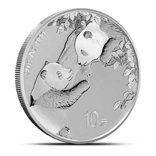 2023 30 グラム中国パンダシルバーコイン (BU )-|WORLD RESOURCE【QUEEN店】