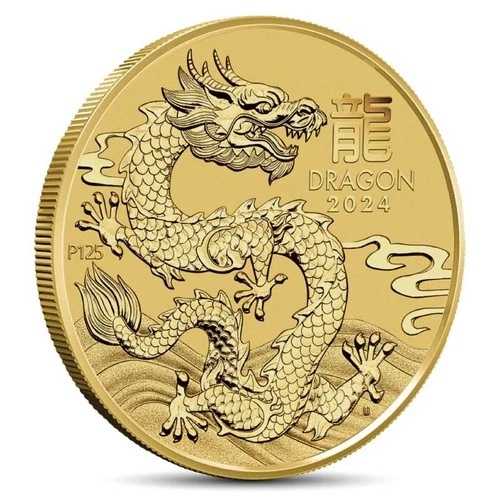 2024年 1/20オンス パース造幣局 辰年記念金貨(未使用品)|WORLD RESOURCE【QUEEN店】