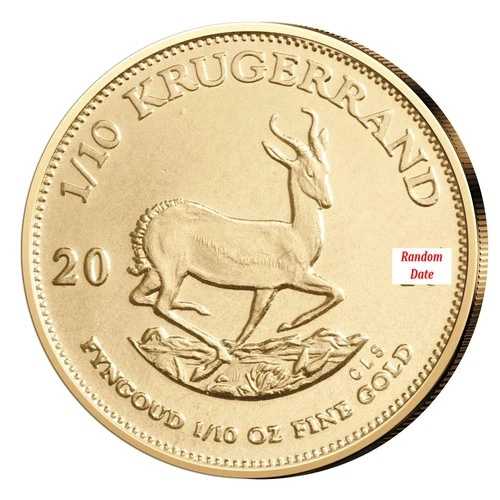 南アフリカのクルーガーランド金貨 *日付はランダム* - 1/10オンス｜WORLD RESOURCE【QUEEN店】