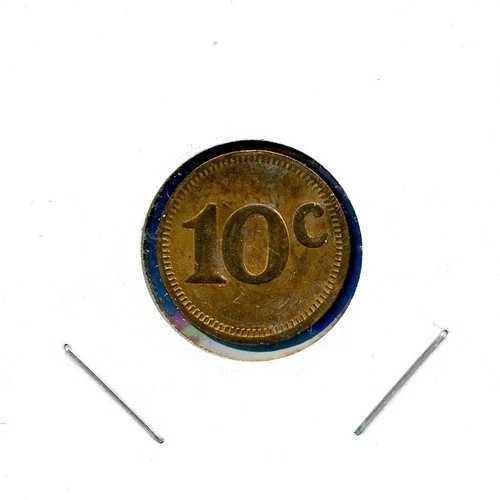 カウンタートレードトークン "10" バリュースモールヴィンテージコイン #69-｜WORLD RESOURCE【QUEEN店】