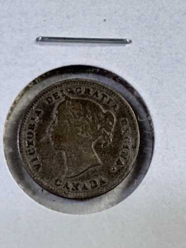 1888年カナダ5セント銀貨（傷あり）｜WORLD RESOURCE【QUEEN店】
