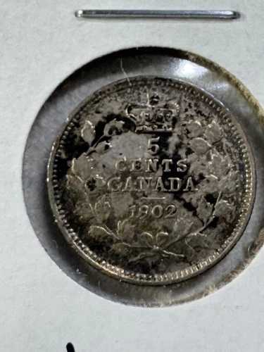 1902年 カナダ 5 セント 小 シルバー コイン 破損あり-｜WORLD RESOURCE【QUEEN店】 20,306円