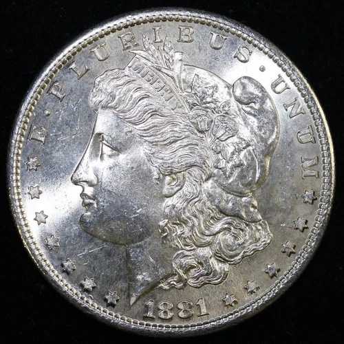 1881年Sミント モーガン銀貨 1ドル 未使用品 #V16|WORLD RESOURCE【QUEEN店】