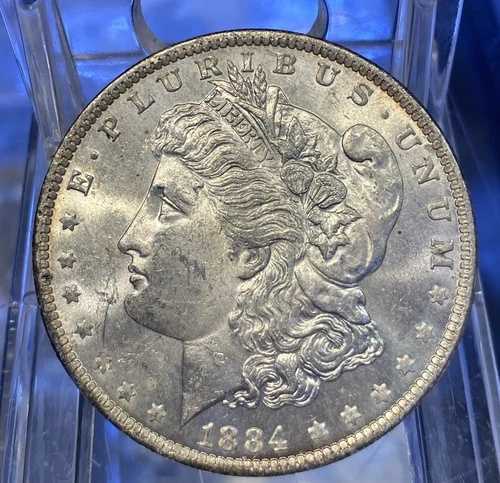 1884年-O モーガンシルバードル $1 BU 未流通 90% シルバー US#901-|WORLD RESOURCE【QUEEN店】