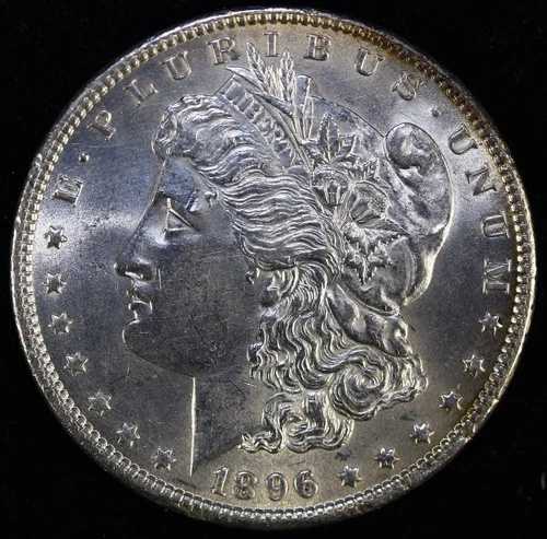 1896年 $1モーガンシルバードルBU 未流通 #M6-|WORLD RESOURCE【QUEEN店】