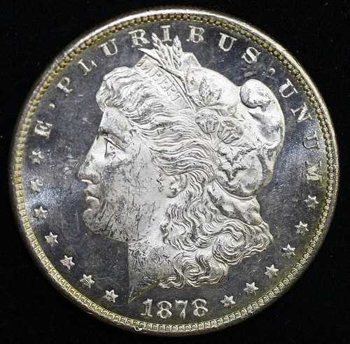 1878年Sミント 1ドル モーガン銀貨 BU 未流通 PL プルーフライク #A3｜WORLD RESOURCE【QUEEN店】