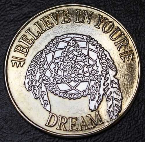 アルコホーリクス・アノニマス 金メッキ「私は信じる」AAメダリオンコインチップトークン 禁酒｜WORLD RESOURCE【QUEEN店】