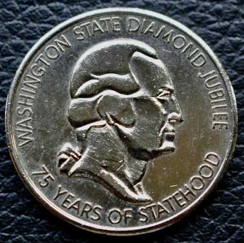 1964 Washington State Diamond Jubilee 記念メダル 75 年間の州-|WORLD RESOURCE【QUEEN店】