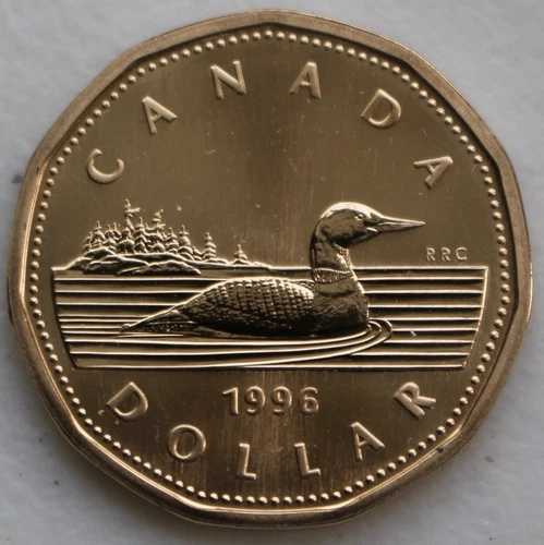 1996年 カナダ 1ドル硬貨 - 見本 - エリザベス2世 - 未使用｜WORLD RESOURCE【QUEEN店】 20,592円