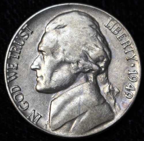 1949年 アメリカ - 5セント硬貨 - 銅ニッケル合金 - ジェファーソン - ナイス｜WORLD RESOURCE【QUEEN店】