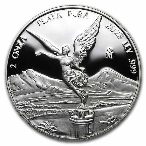 2023年 メキシコ 2オンス オンサ プルーフ銀貨 リベルタッド - ミントカプセル入り｜WORLD RESOURCE【QUEEN店】